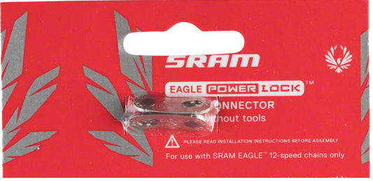 Cycling PowerLock Chain Link Set for SRAM Eagle 12-Speed - Silver & Rainbow