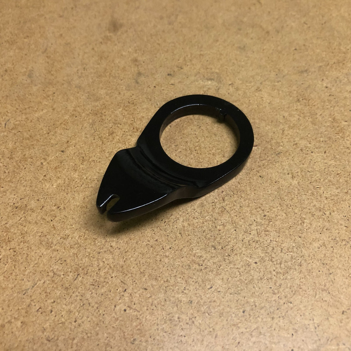 Bike Headset Cable Hanger 1 Inch 25.4mm Anodized Black Aluminum