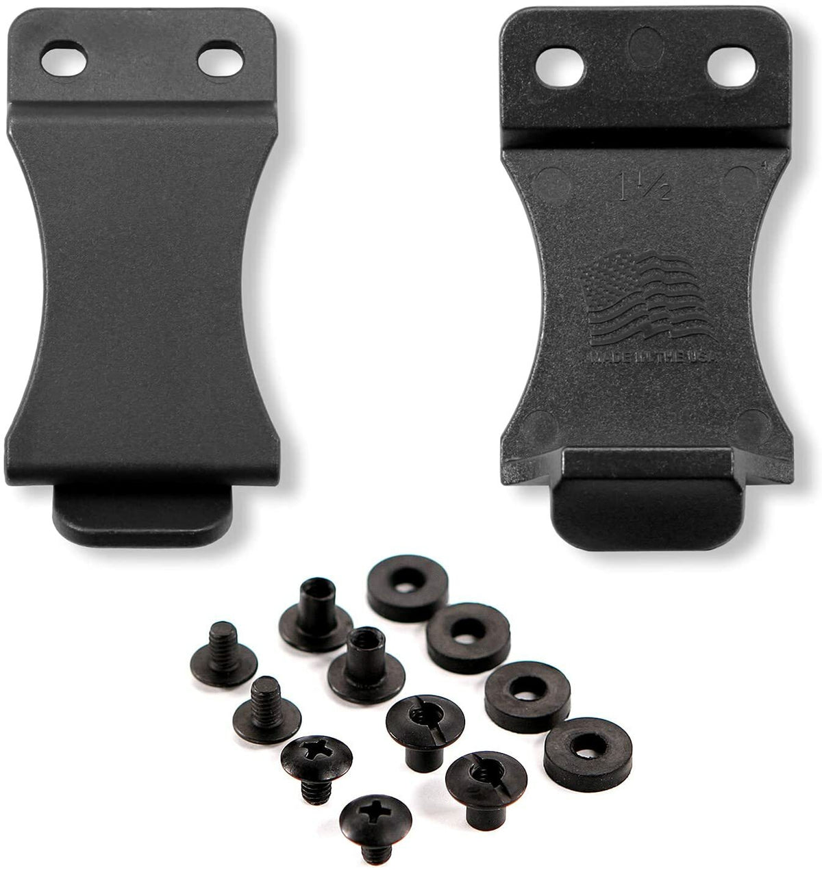 Kydex IWB Holster Belt Clip Set | Universal 1.5" & 1.75" Fits