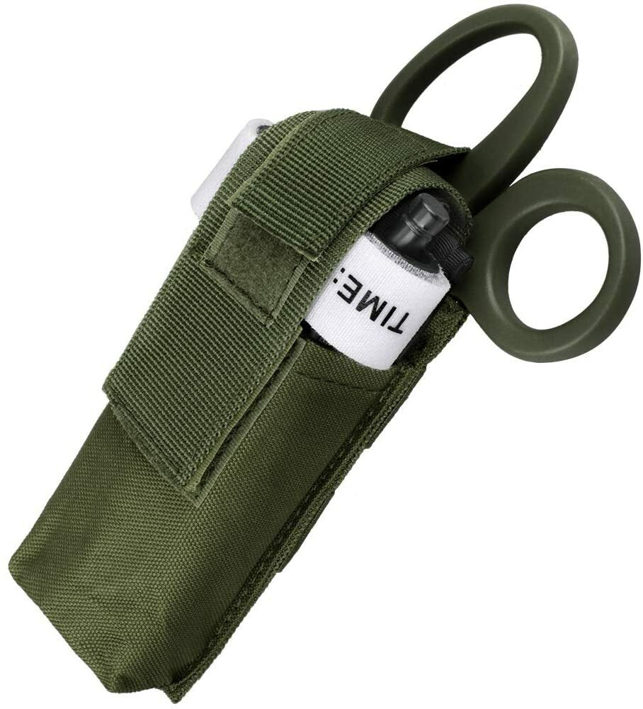 Tactical Medical Shears Pouch EMT Scissors Bag Organizer for Molle System