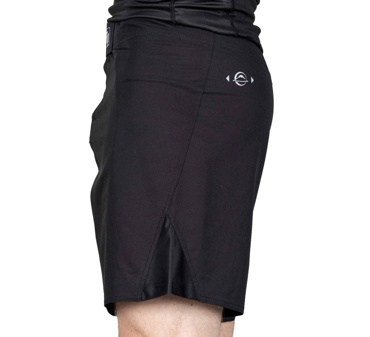 Grappling Fight Board Shorts for MMA BJJ No Gi Competition - Black