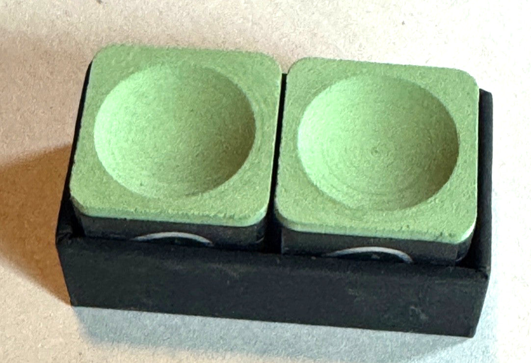 Green Chalk 2 Pack for Billiards - Pool Cue Chalk