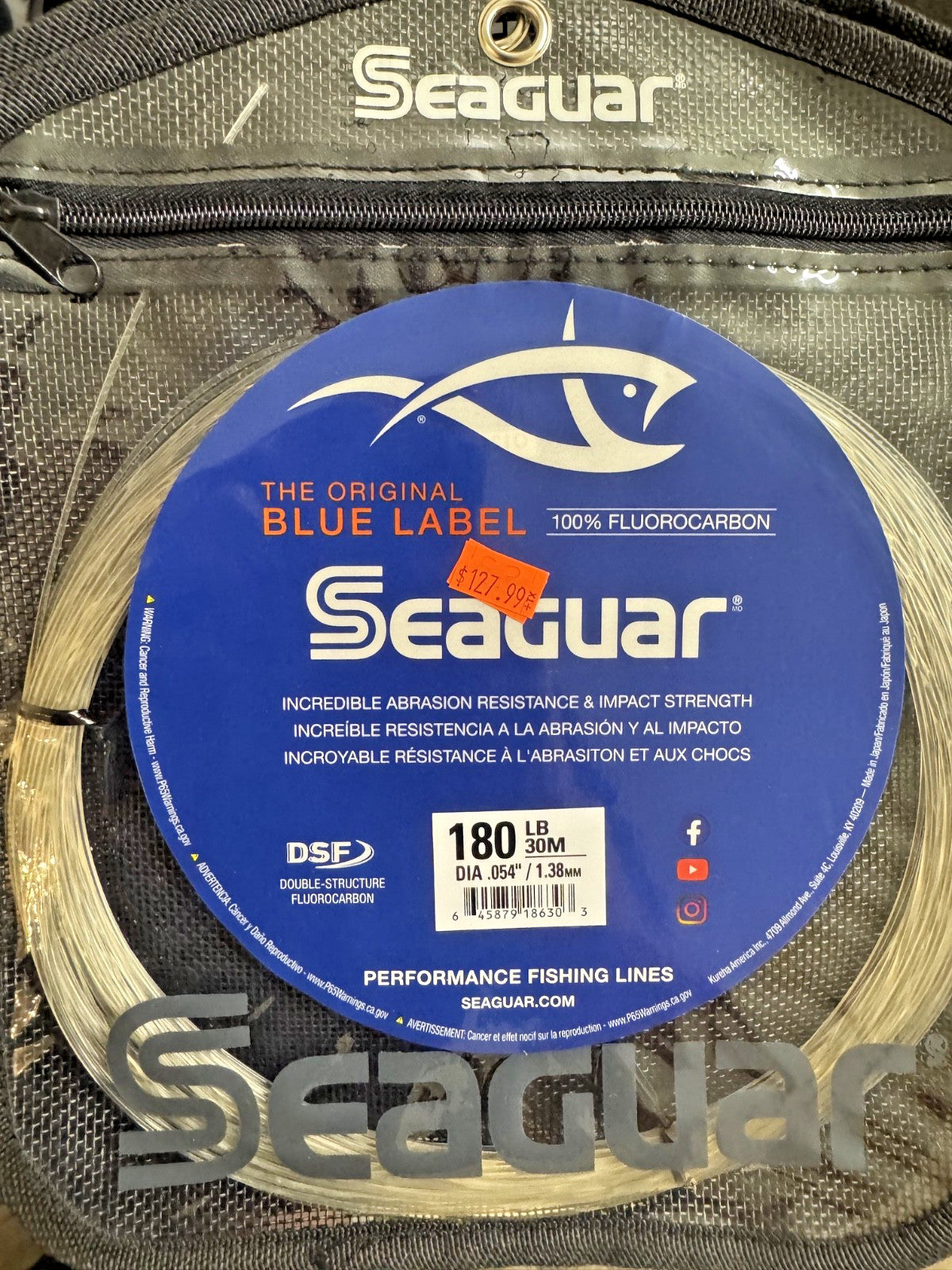 Fluorocarbon Fishing Line Coil 30M High Strength Saltwater Leader Line
