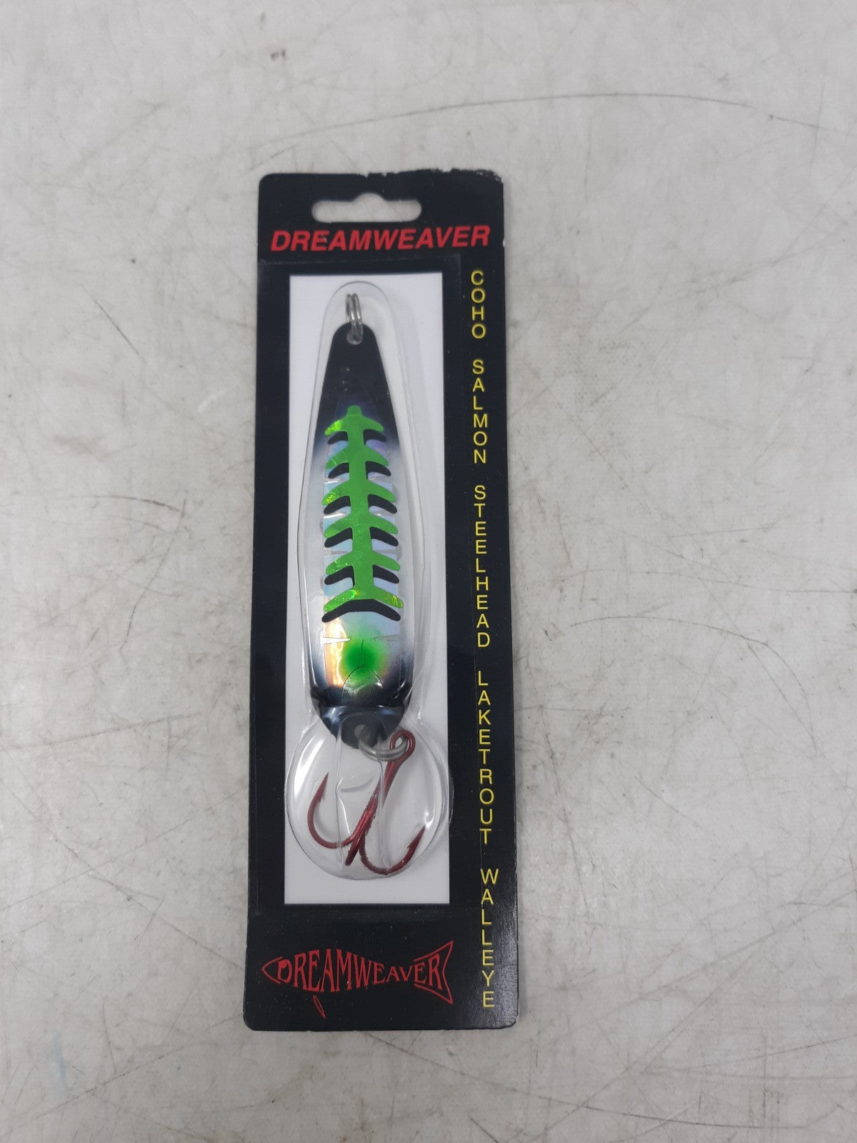 UV Salmon Walleye Spoon Lure - Trolling & Casting for Freshwater Fish
