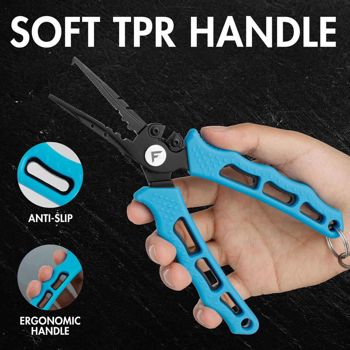 Fishing Pliers and Fish Lip Gripper Set - Stainless Steel Tackle Tools 2-Pack