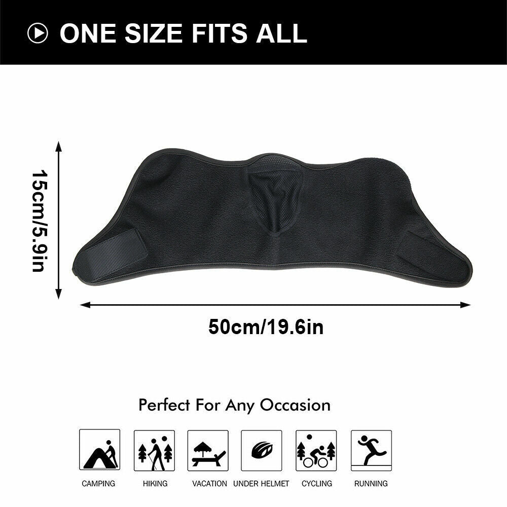 Winter Half Ski Mask Face Cover Windproof Ear Warmer for Cold Weather