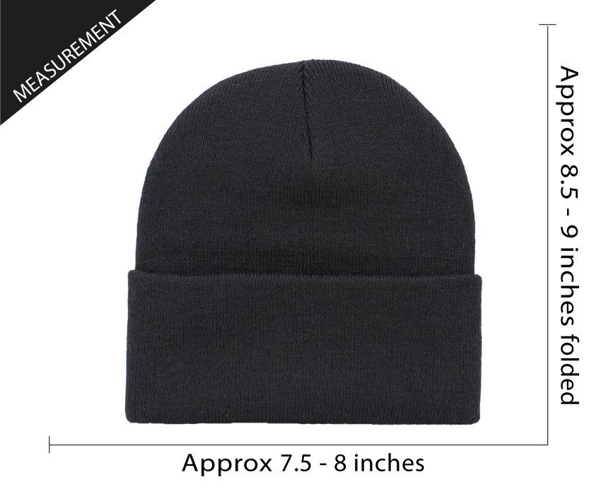 Warm Winter Knit Beanie Cap for Skiing and Daily Wear