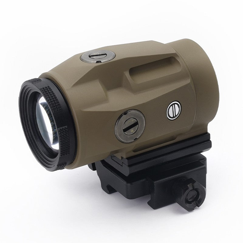 3X Waterproof Fogproof Magnifier Scope for Red Dot Sights - Compact Tactical Clone