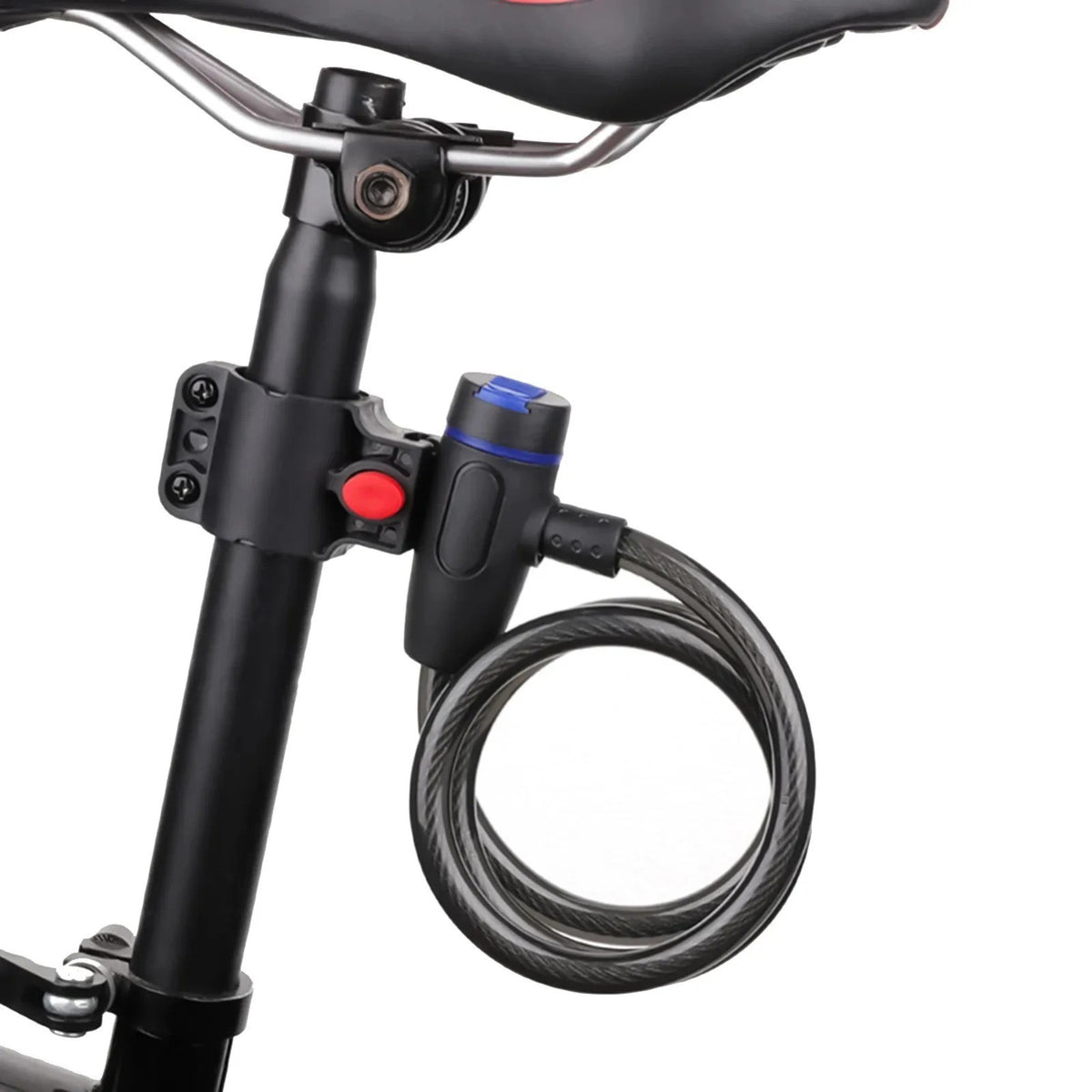 Heavy Duty Bicycle Cable Lock with 2 Keys - Secure Bike & Scooter Security Chain