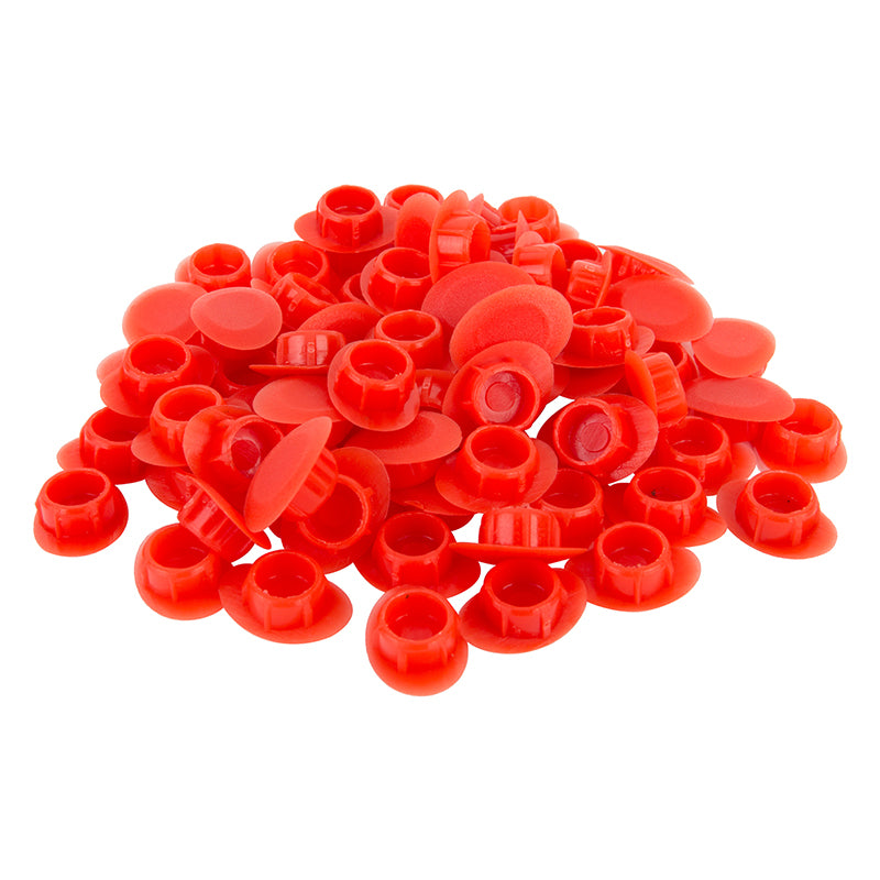 Bike Rim Plugs Set - 72 Red Bicycle Wheel Accessories for Double Wall Rims