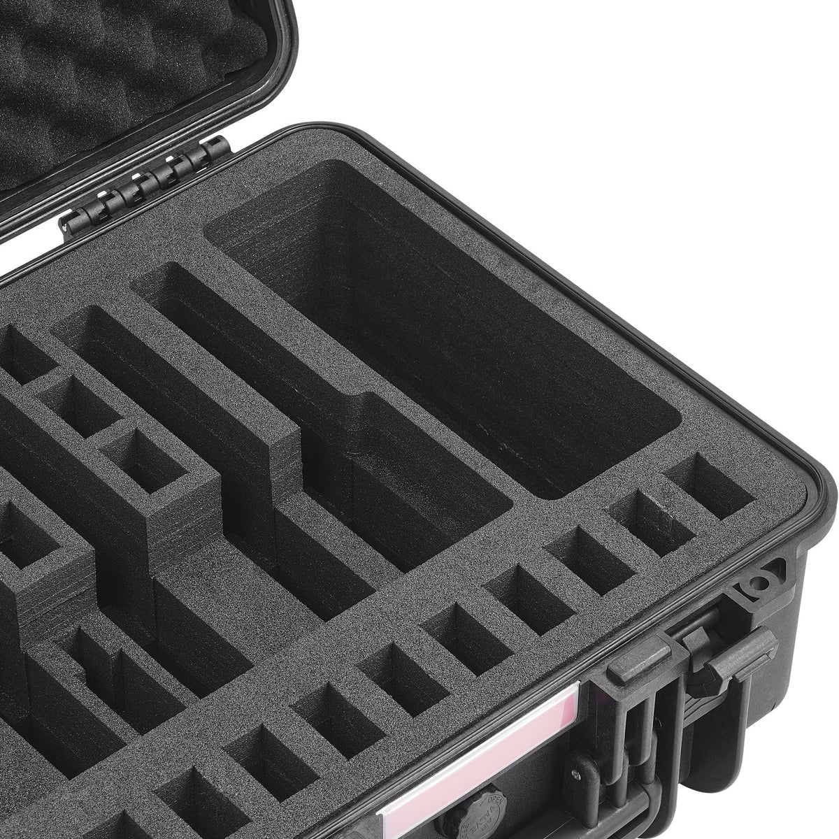 Hard Pistol Case for 6 Pistols Waterproof Lockable Gun Storage Case