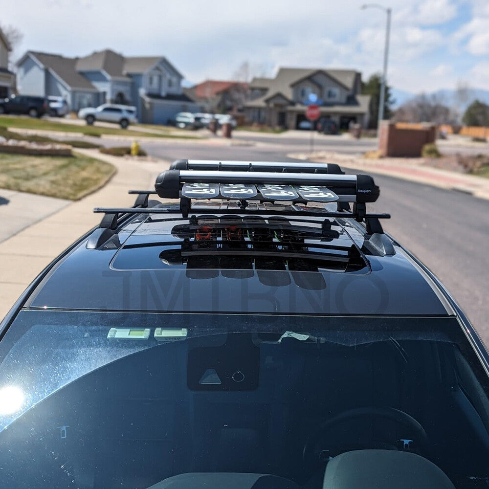 Roof Rack Crossbars with Lock for Ford Fusion 2006-2020 Ski Snowboard Carriers