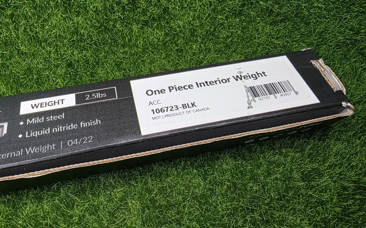 Interior Weight for ACC Chassis - 2.5 lbs Steel Add-on for MDT ACC Elite