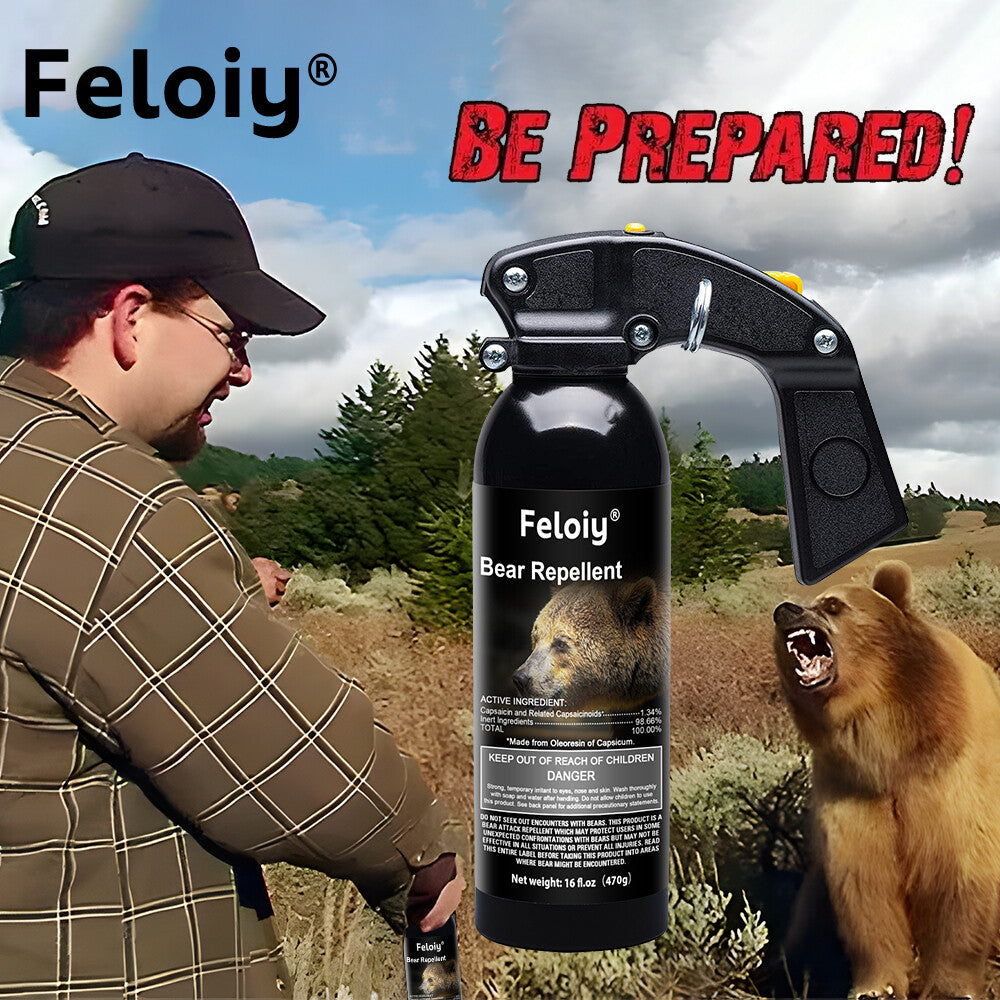 Bear Spray 16 oz - Maximum Strength Self-Defense with Holster