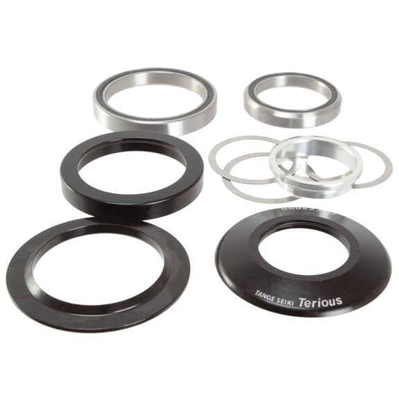 Bike Headset Reducer Kit for 1.5-Inch to 1-1/8-Inch Tapered Forks, Compatible with Headshok & Lefty Frames