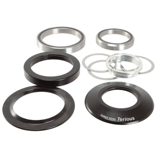 Bike Headset Reducer Kit for 1.5-Inch to 1-1/8-Inch Tapered Forks, Compatible with Headshok & Lefty Frames