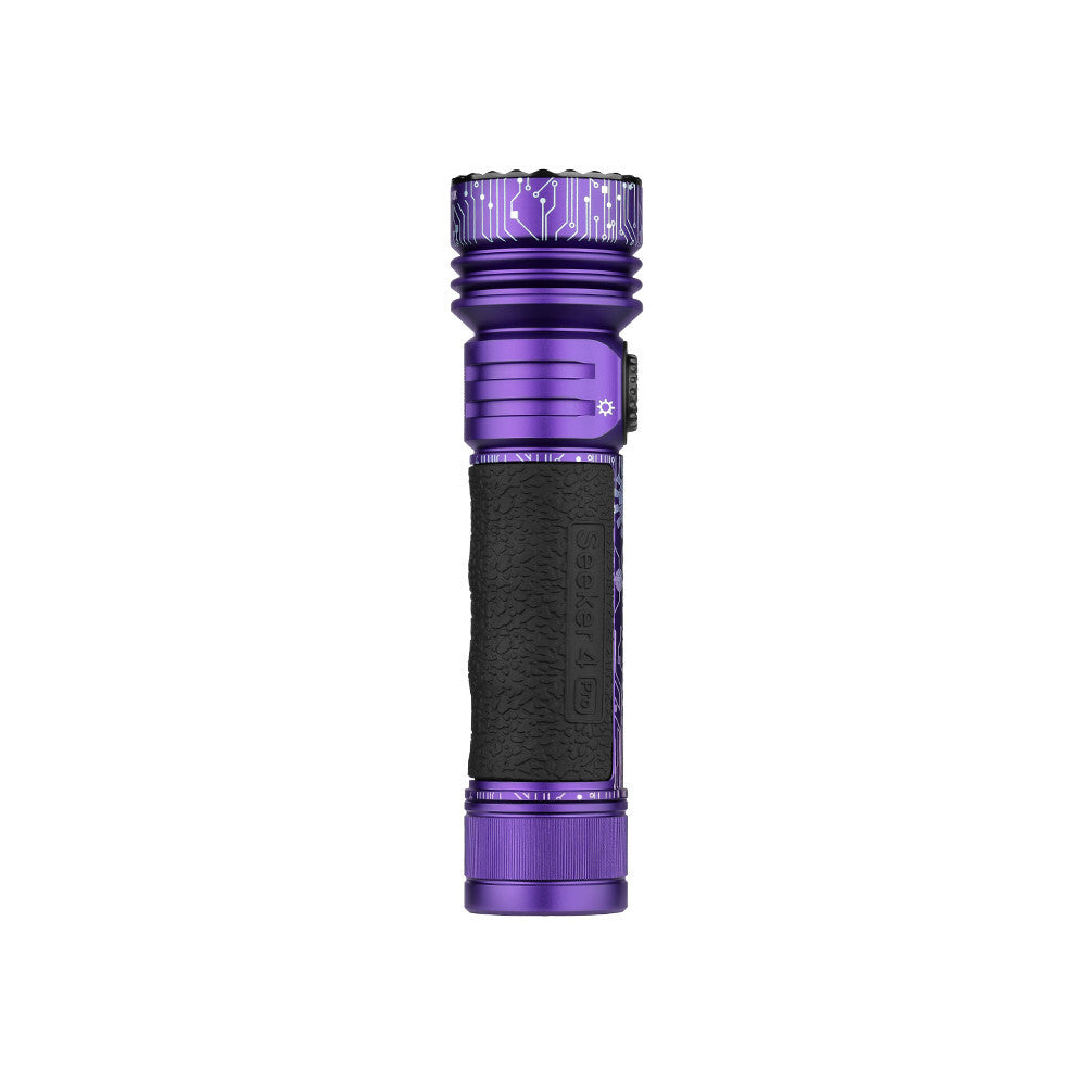 Olight Seeker 4 Pro Flashlight Cyber Violet 4600 Lumens with Holster