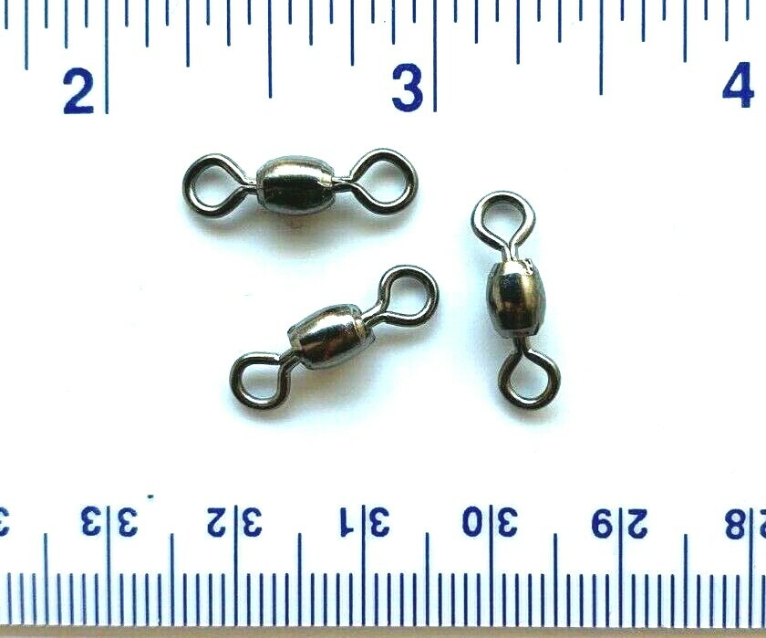 Heavy Duty Black Nickel Crane Swivels Size 2 - 99# Test Fishing Tackle