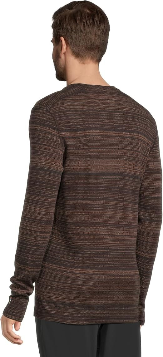 Men's Merino Wool Baselayer Crew - Thermal Long Sleeve Top for Cold Weather