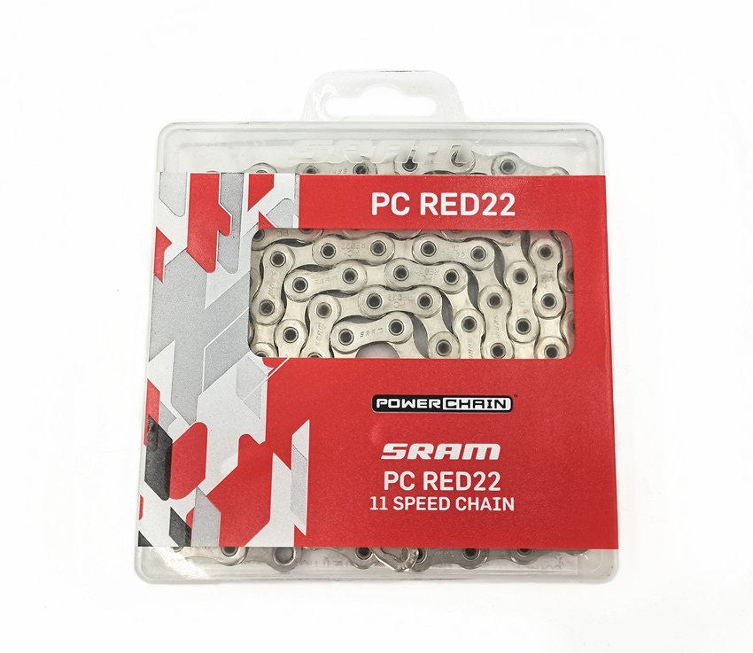 11-Speed Road Bike Chain - SRAM Compatible Hollow Pin Nickel Finish