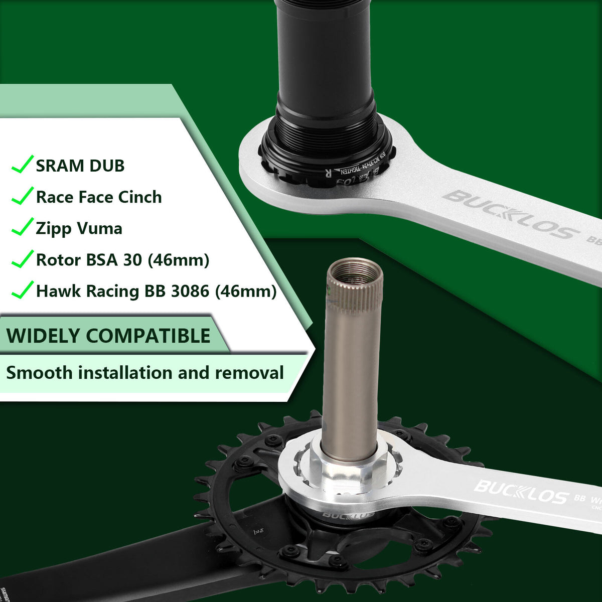 Bike Bottom Bracket Wrench for SRAM DUB BSA 46mm – Professional Repair Tool