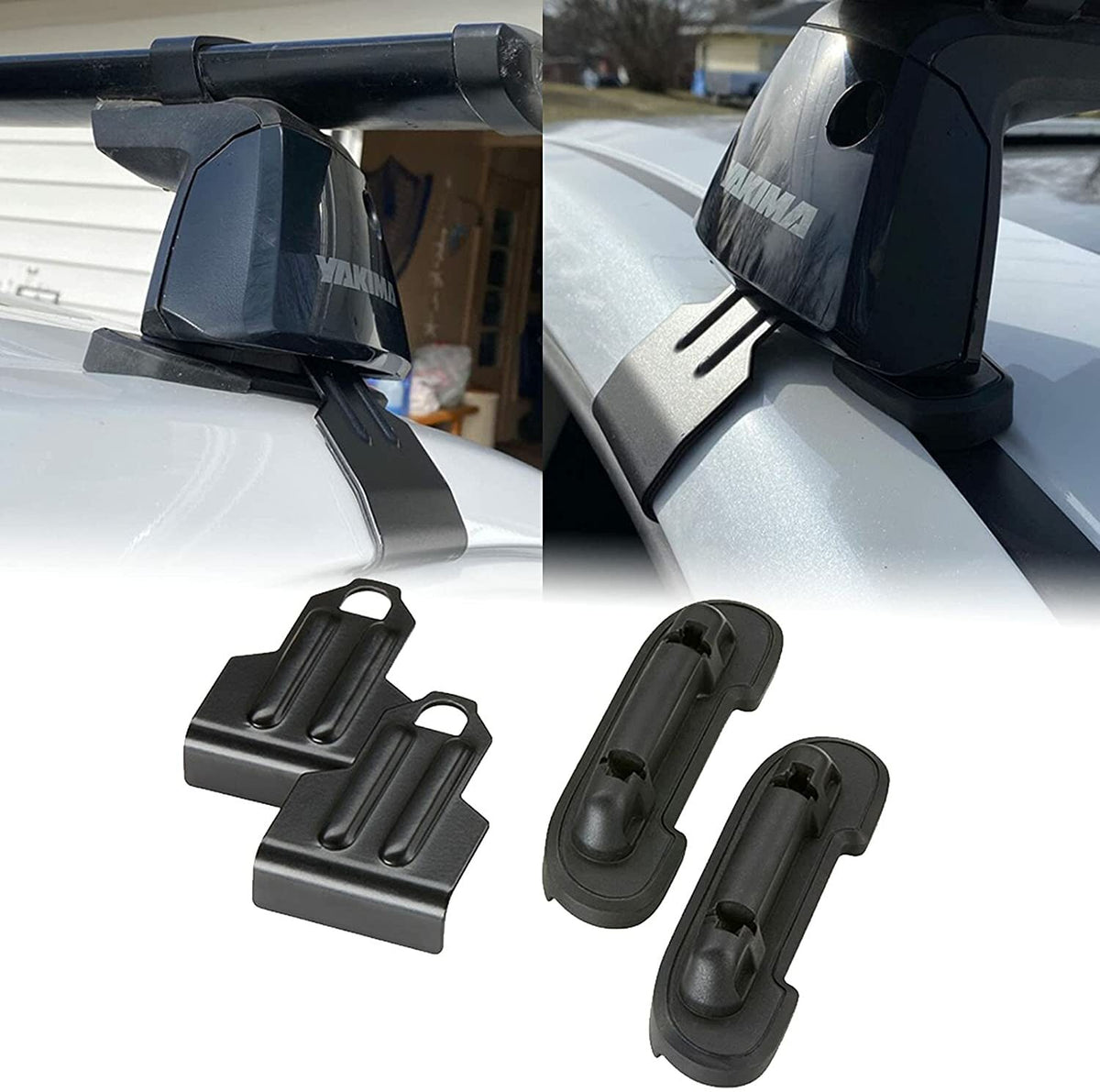 Vehicle Roof Rack Base Clip Mount for Yakima Baseline Towers - Pair