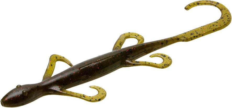 8 Inch Soft Plastic Creature Bait Pack for Bass Fishing - Lizard Lures