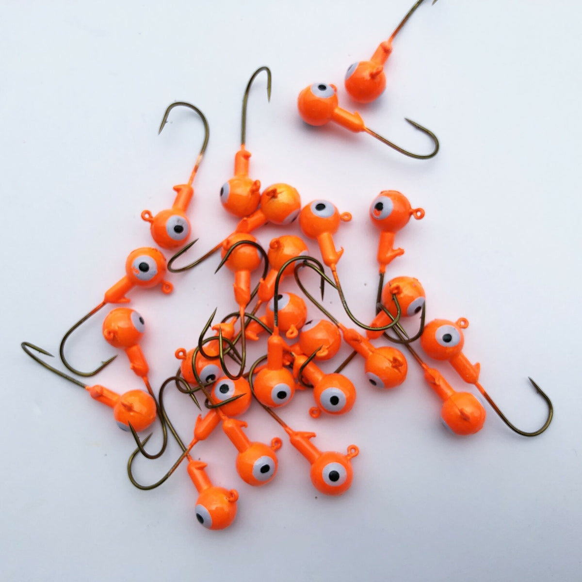 Fishing Jig Heads 50 Pack - Sharp, Durable Artificial Lures for Crappie & Bass