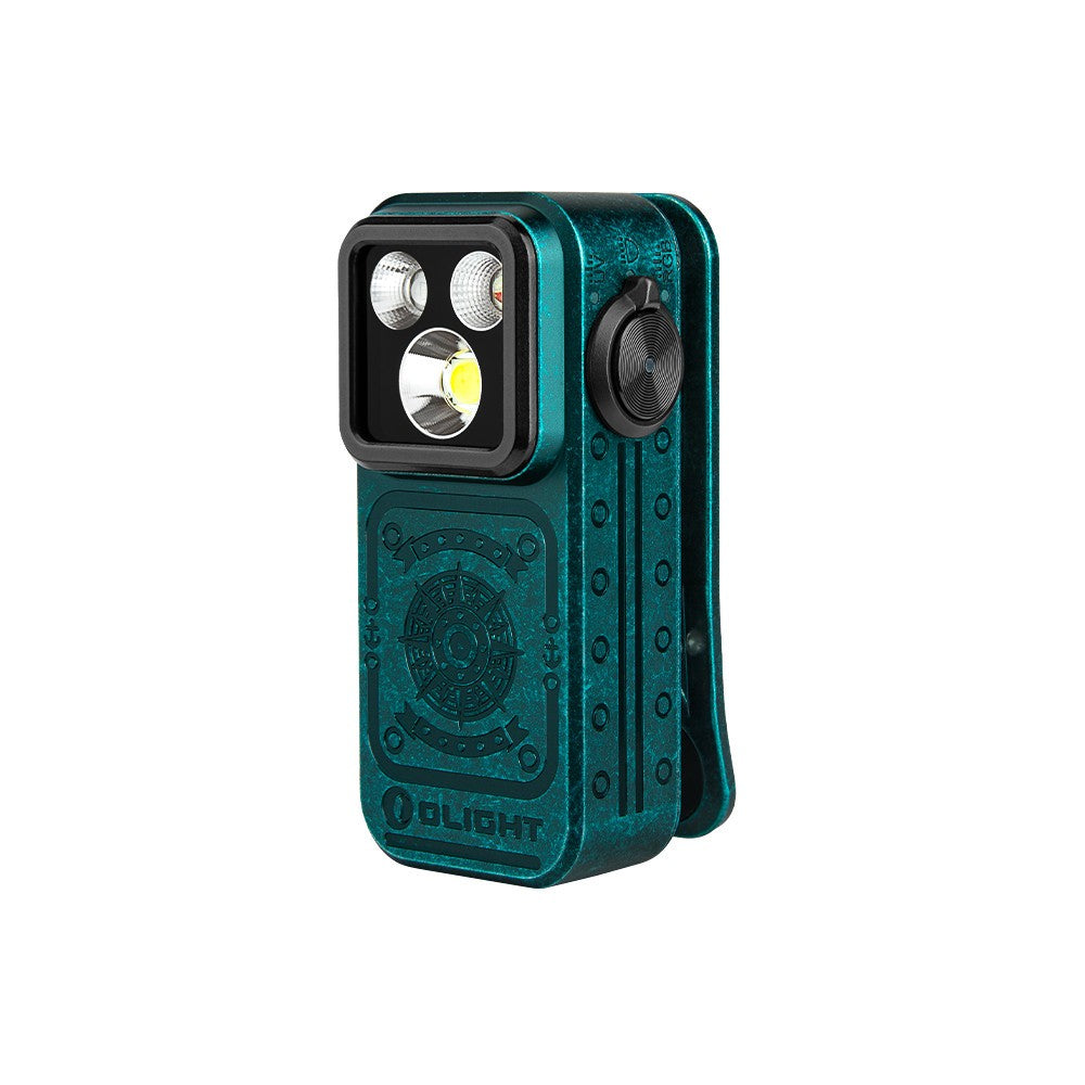 Olight Oclip Pro S Sunken Artifact Clip Flashlight with Headlamp Strap