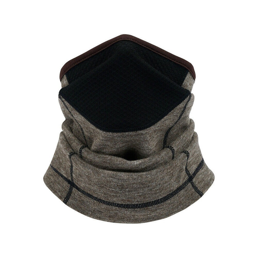 Winter Neck Gaiter Face Mask - Windproof Fleece Scarf for Cold Weather