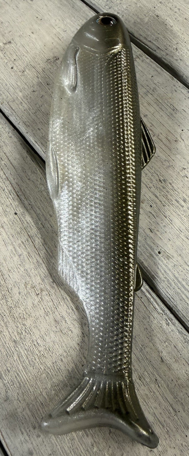 6-Inch Weedless Soft Plastic Swimbait with Wedge Tail for Fishing - Hitch Color