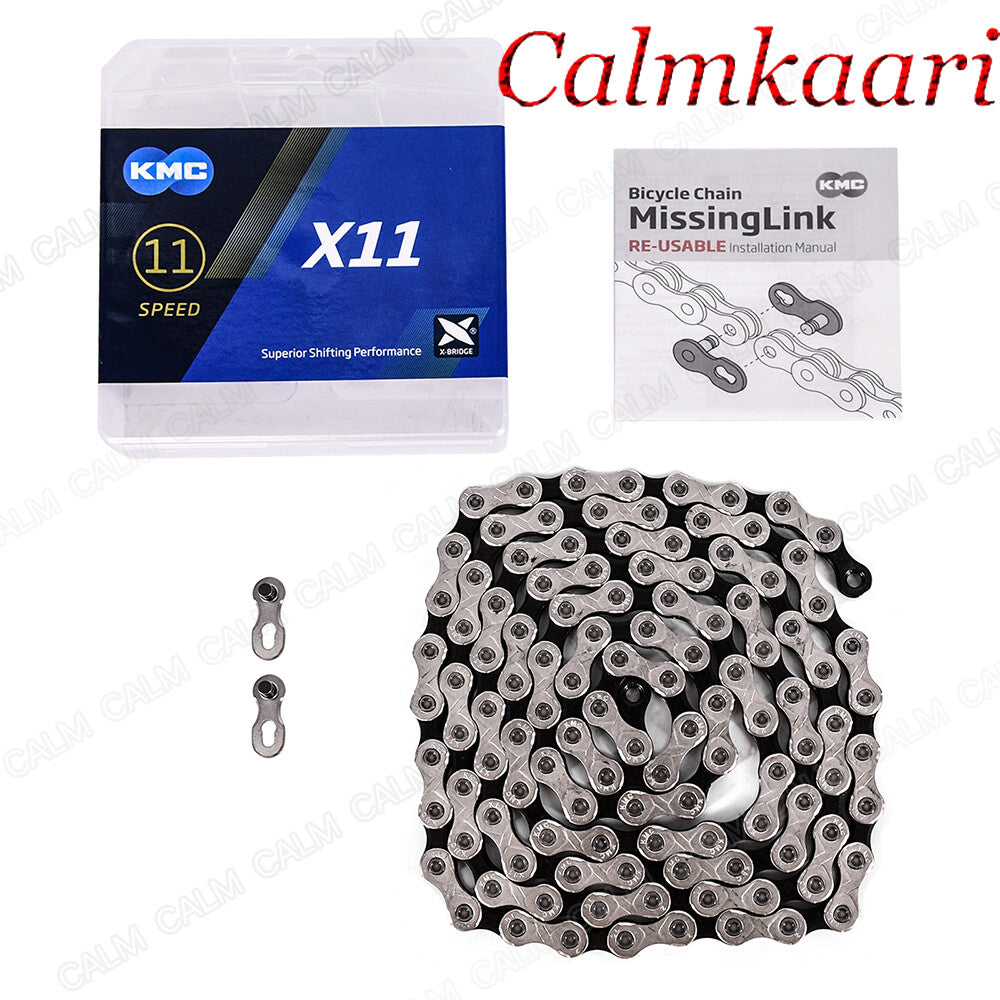 11-Speed Bike Chain - Durable 118 Links for Shimano SRAM Campy