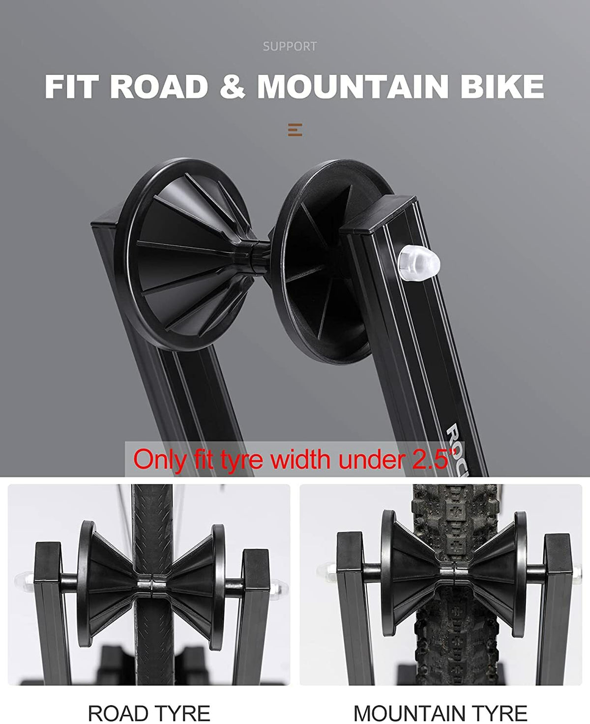 Foldable Bicycle Parking Rack Stand - Indoor Floor Storage for Bikes