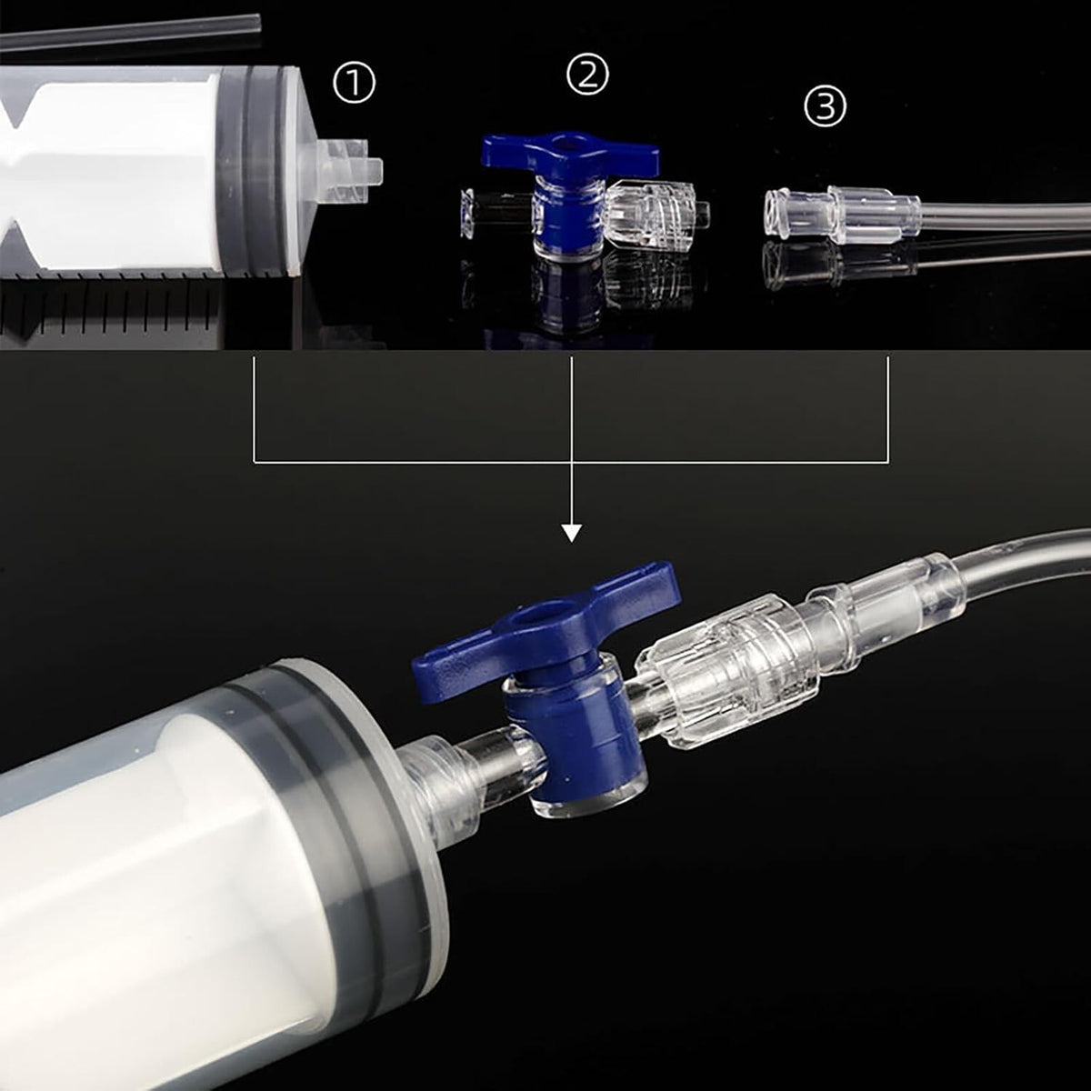 Tubeless Tire Sealant Injector Kit with Valve Core Remover - Cycling Accessory