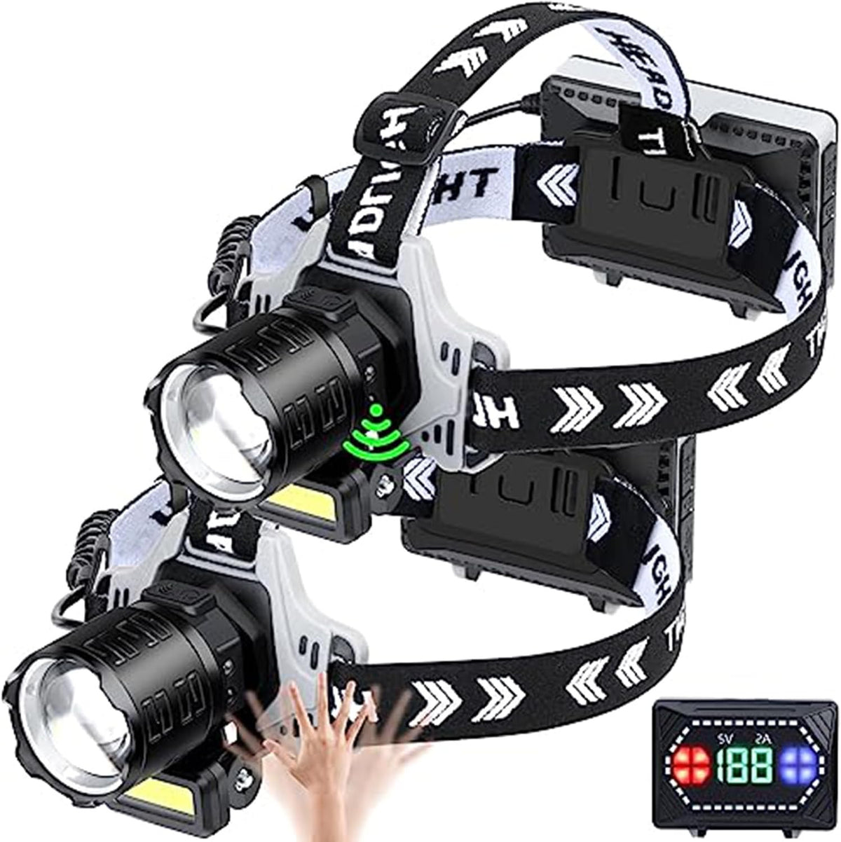 Browning Blackout Elite Headlamp - USB-C Rechargeable 860 Lumens