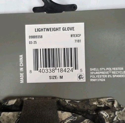 Men's Lightweight Camouflage Hunting Gloves with Non-Slip Grip
