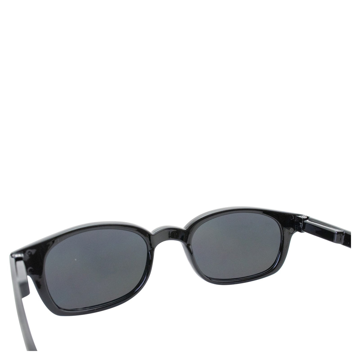 Motorcycle Sunglasses Black Frame Super Dark Smoke Lens with Pouch