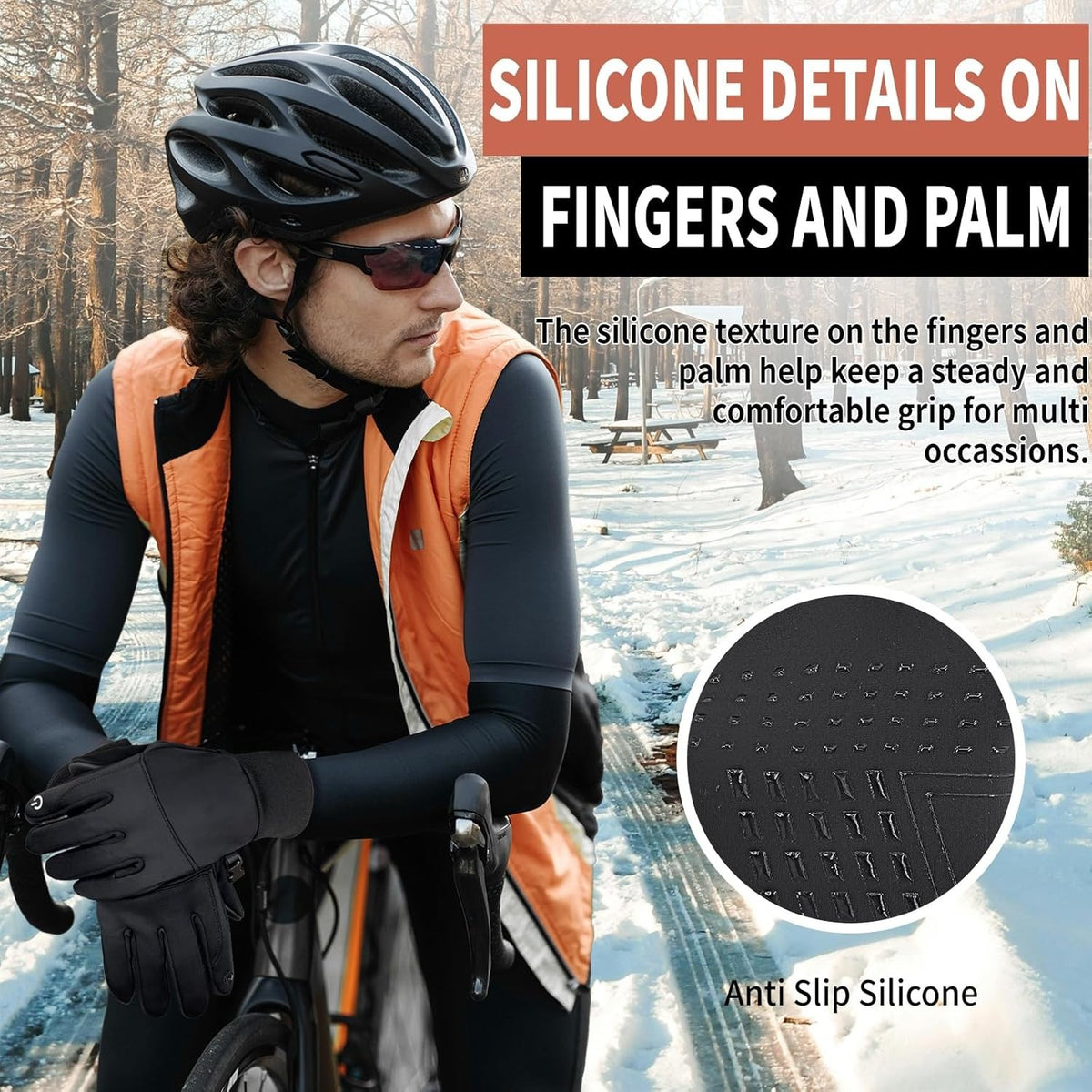Waterproof Touch Screen Winter Gloves - Thermal Windproof Mittens for Men & Women