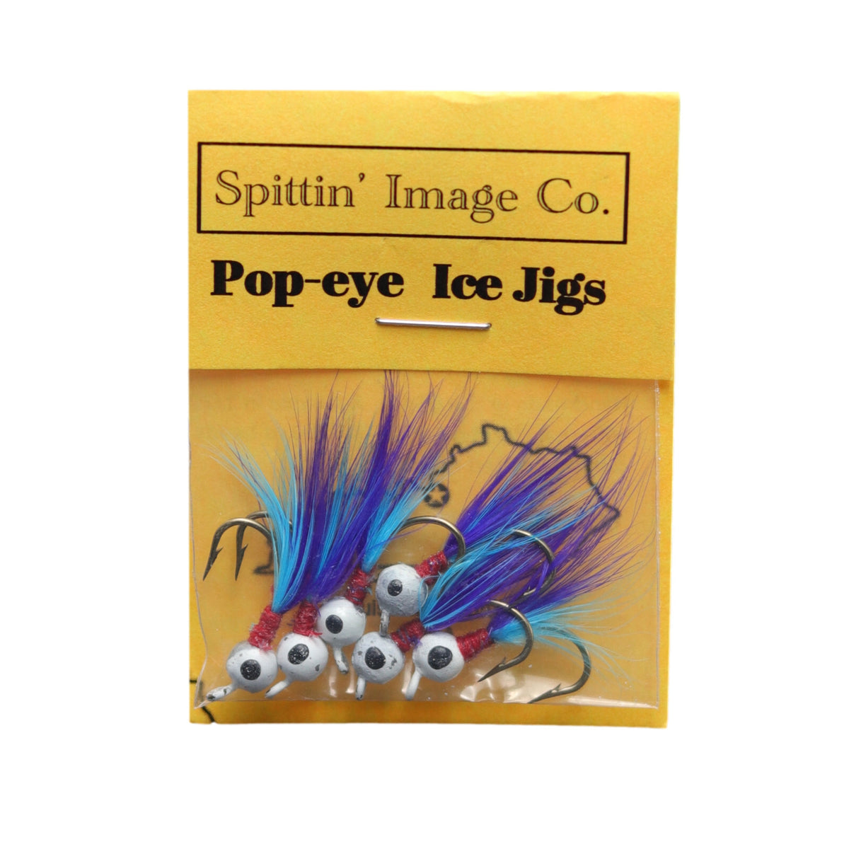 Artificial Fishing Jigs - 1/20 oz Flies with Hand Tied Feathers - 6 Pack