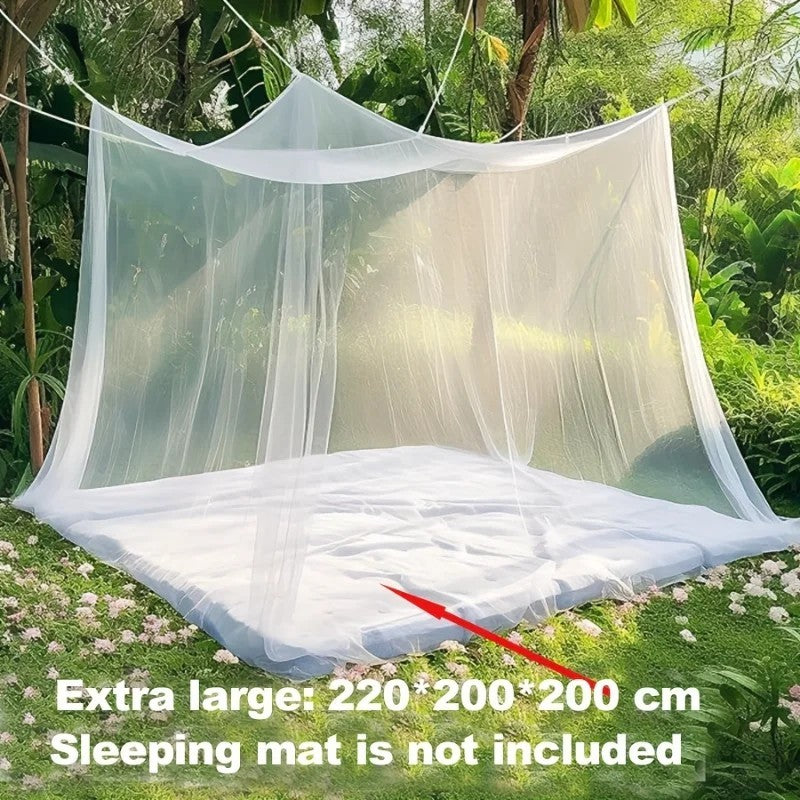 Large Portable Mosquito Net Tent for Indoor Outdoor Camping & Insect Protection
