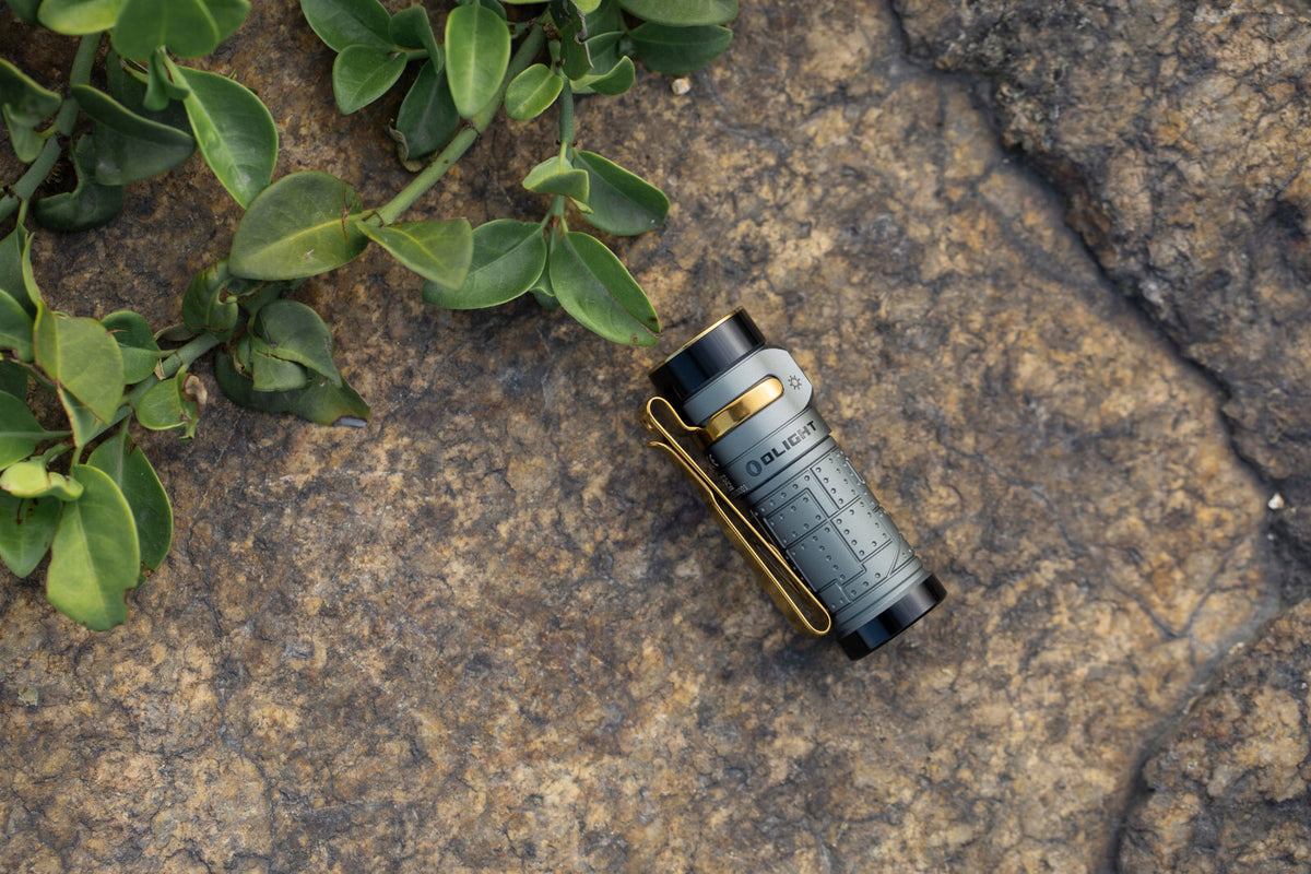 Rechargeable Waterproof LED Flashlight 1300 Lumens, 170 Meters for EDC