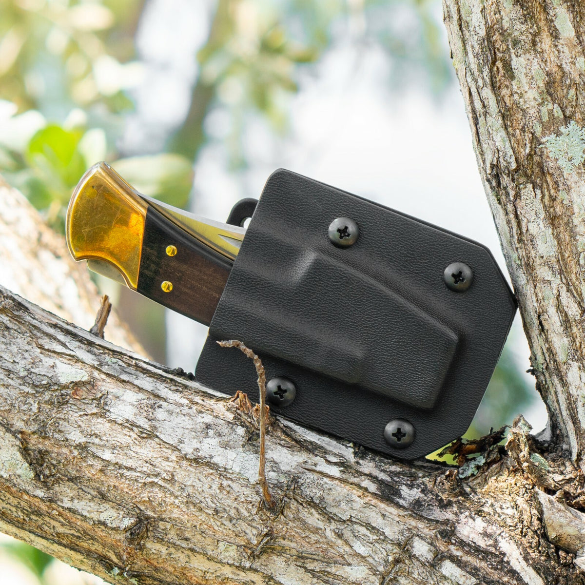 Kydex Sheath for Buck 110/112 Folding Knife - USA Made, Adjustable Carry Angle