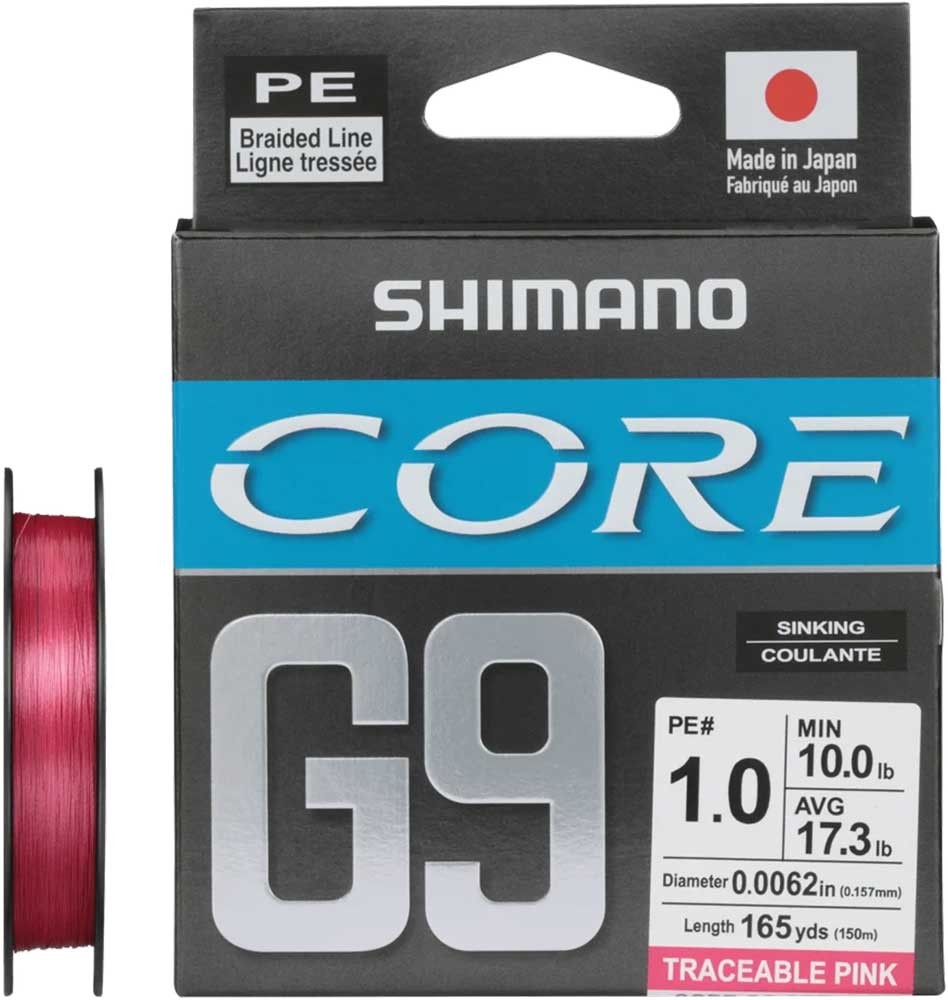 Pink Braided Fishing Line 165 Yards - High-Strength Deep Water Spool