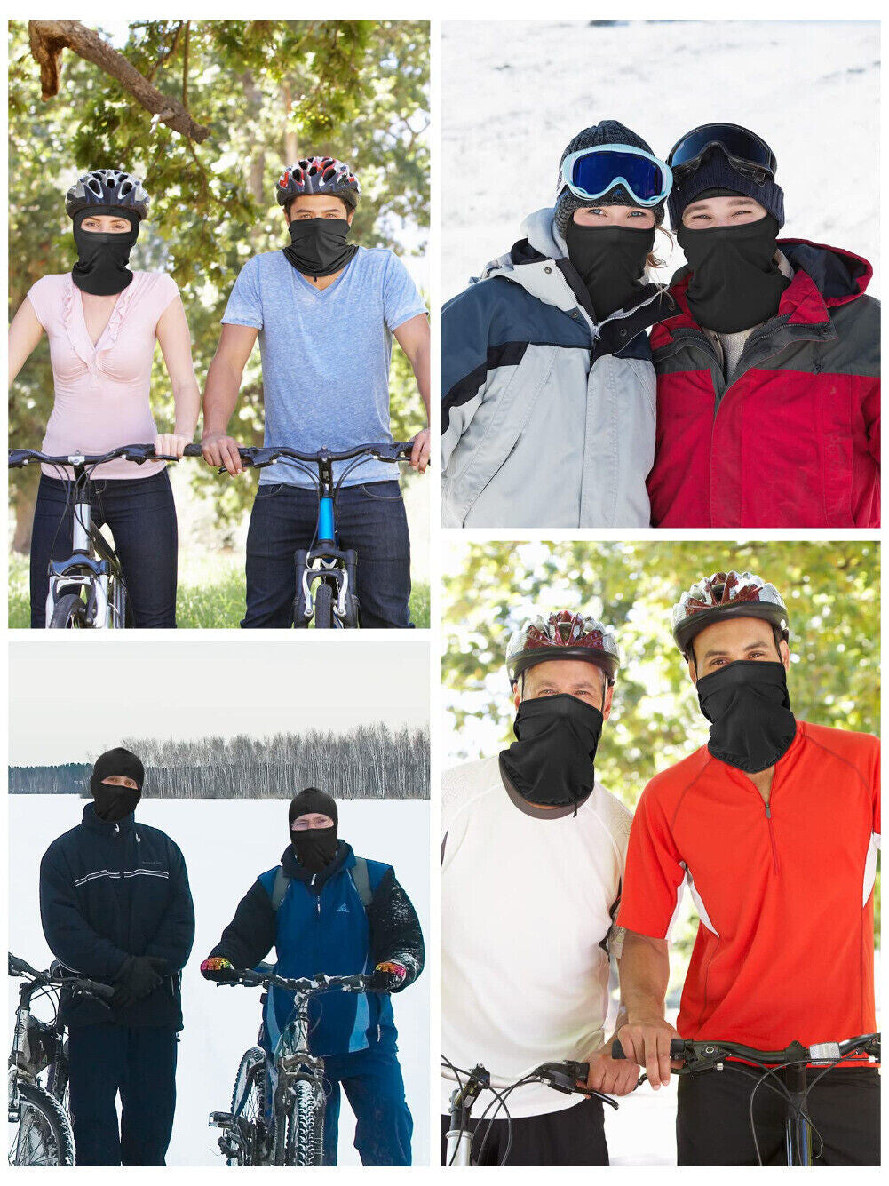 Full Face Ski Mask Balaclava UV Sun Protection Tactical Face Cover