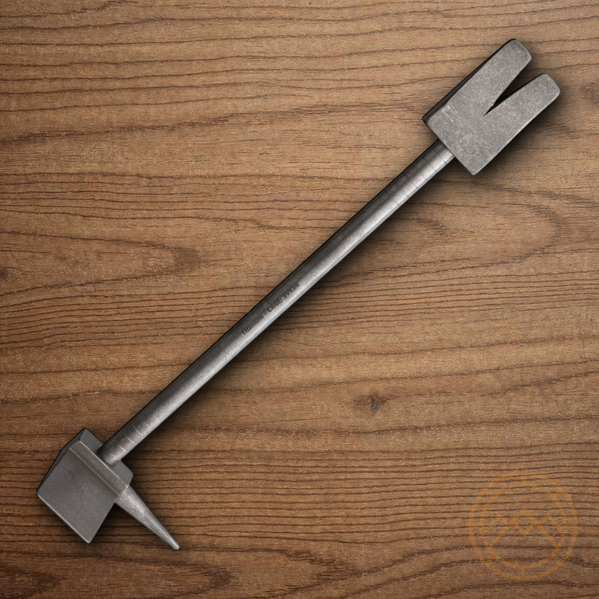 Titanium Door and Window Latch Tool - Heavy Duty Nail Puller & Pry Bar