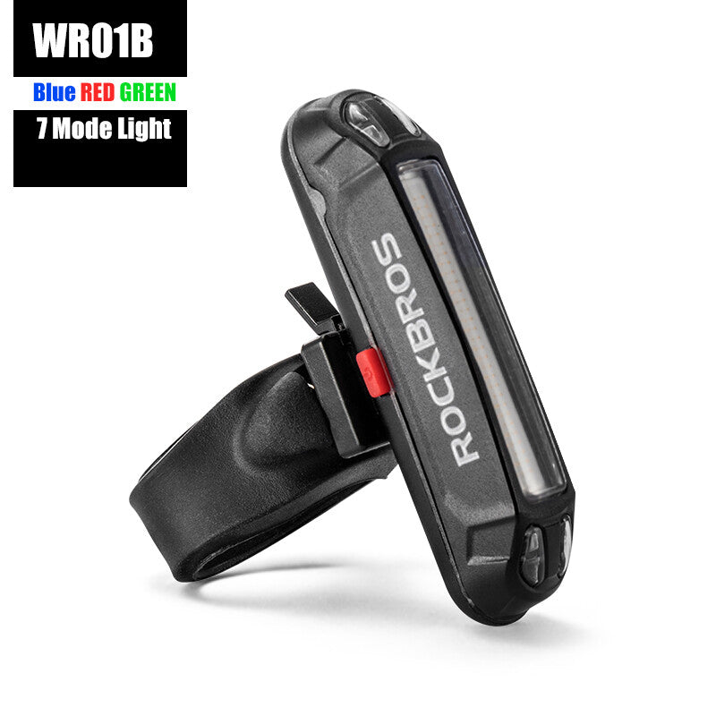 Waterproof Bicycle Rear Light USB LED Tail Light for Cycling Safety