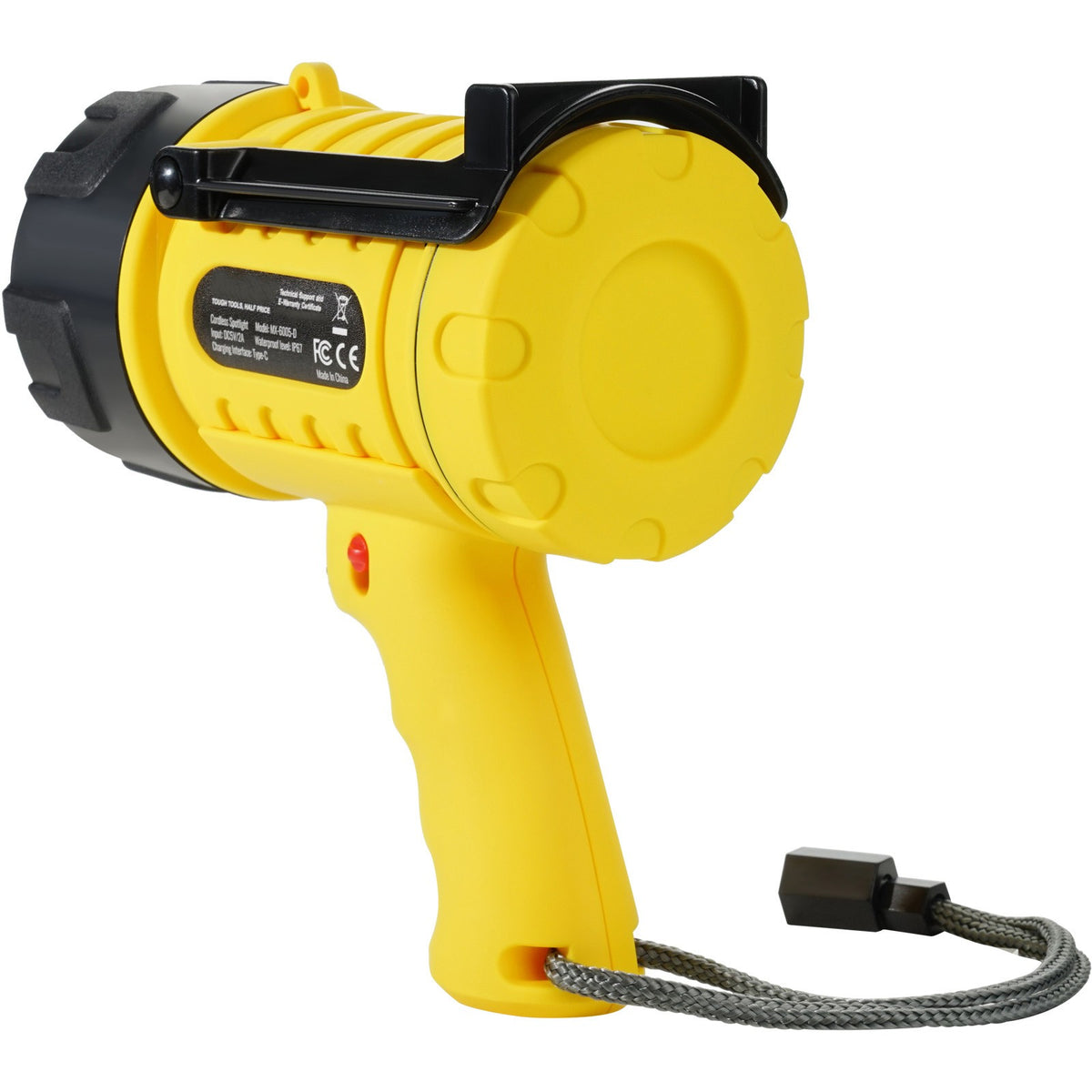 Rechargeable LED Spotlight Flashlight 1500 Lumens IP67 Waterproof Portable