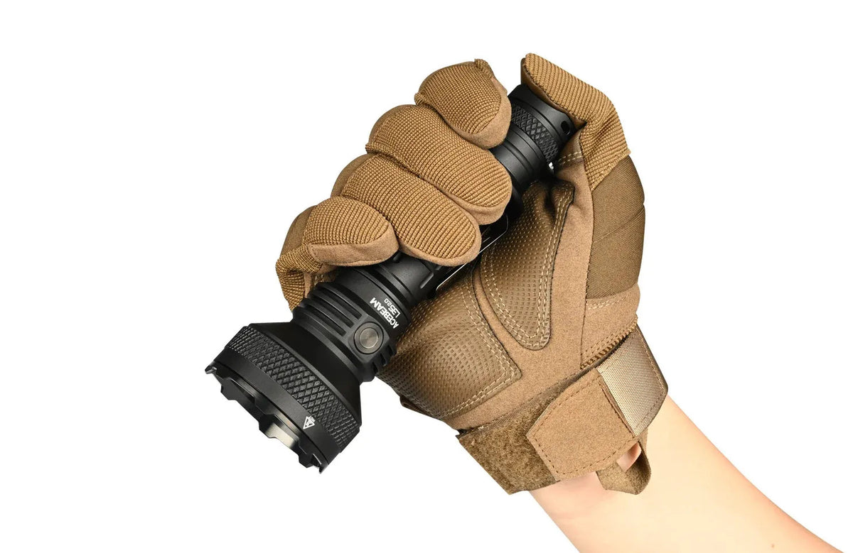 High-Power Tactical Flashlight 5000 Lumens with Rechargeable Battery