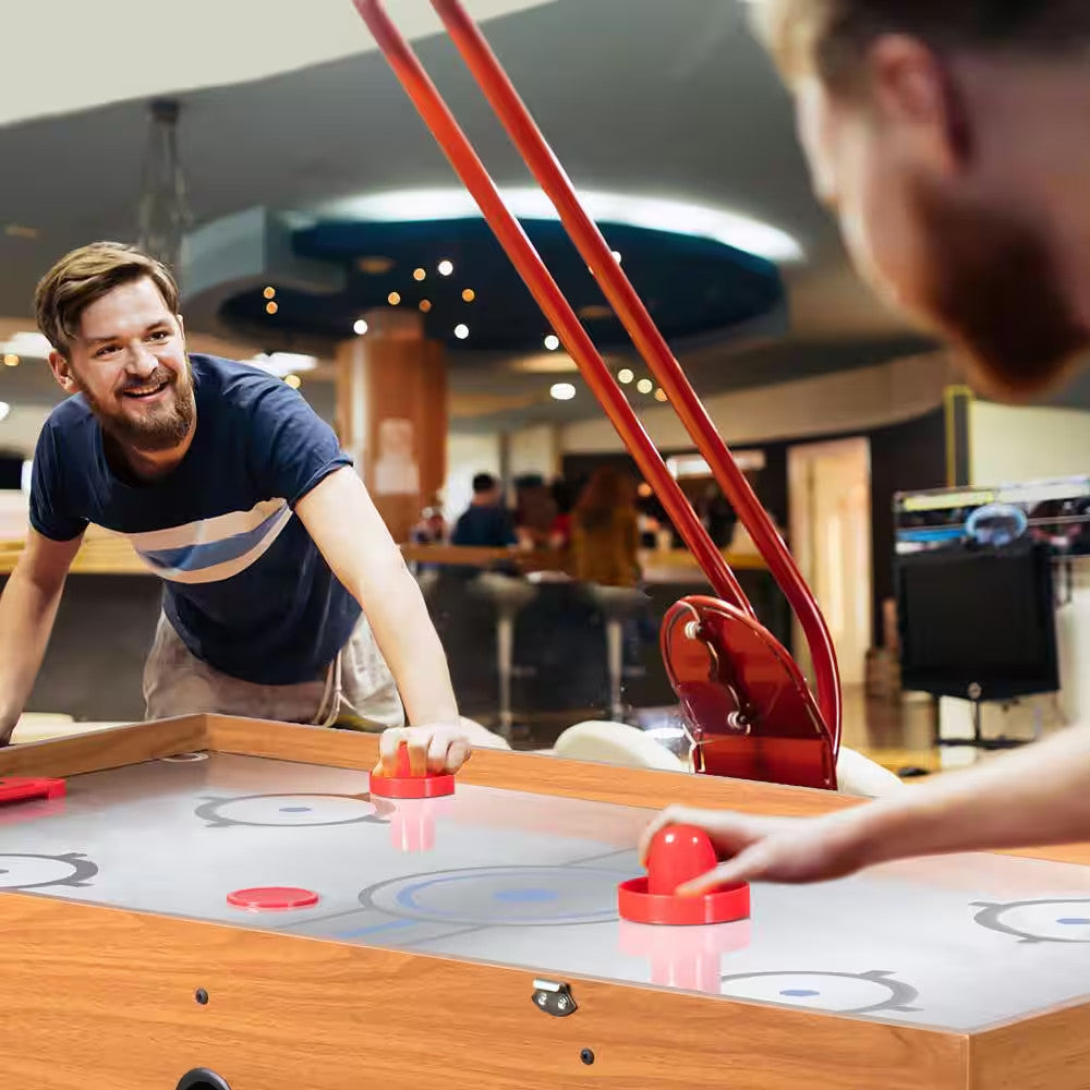 48 In 3-In-1 Multi-Game Table: Foosball, Billiards, Soccer Pool Hockey for Kids