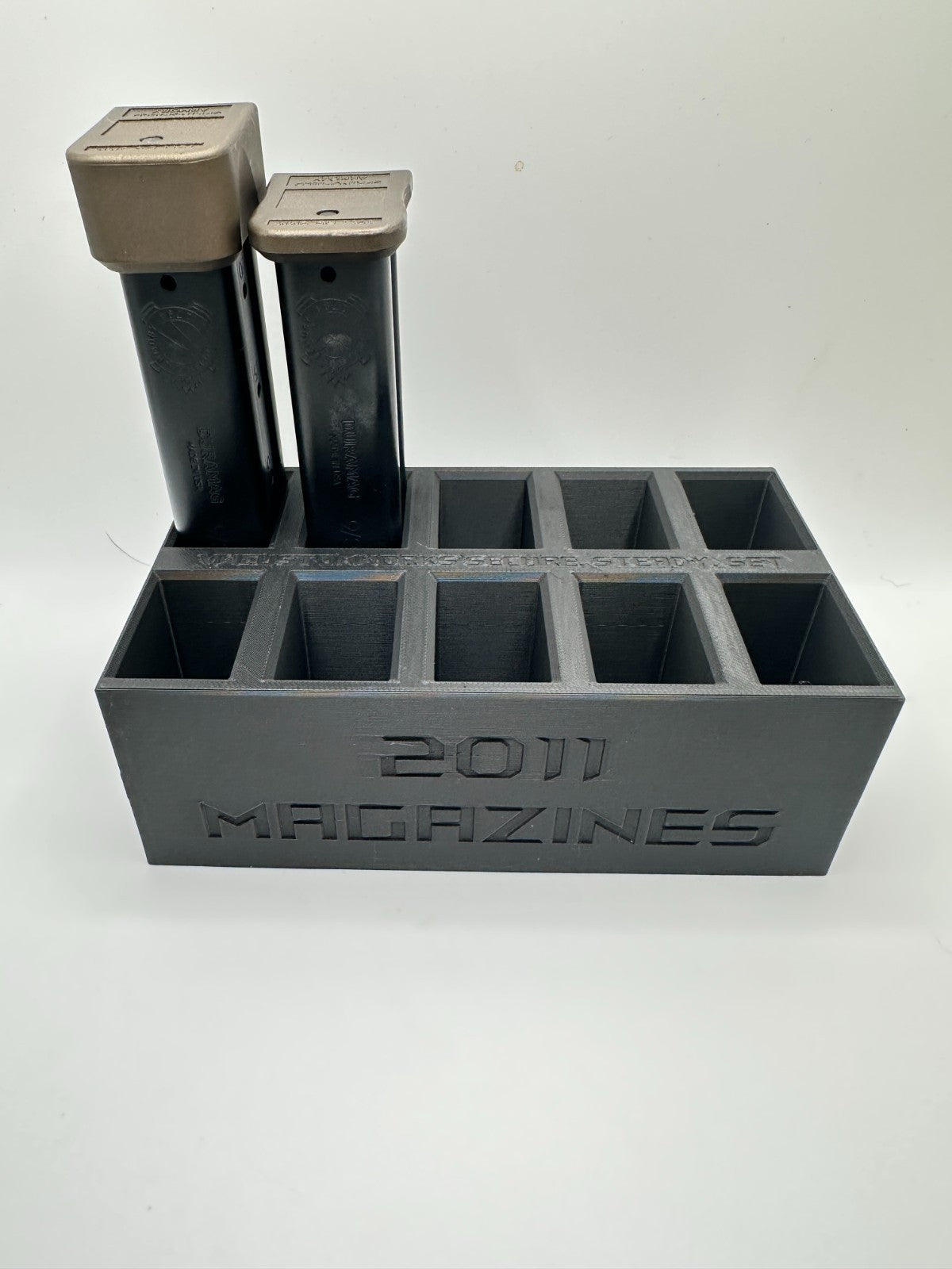 Heavy Duty 10-Slot Magazine Holder for 1911 / DS1911 Double-Stack Mags